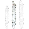 ClearlyHorny Gode en Verre Threeball M 28 x 4.5cm